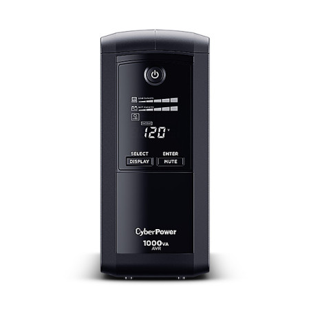 CyberPower LCD CP1000AVRLCDa sistema de alimentación ininterrumpida (UPS) Línea interactiva 1 kVA 600 W 9 salidas AC