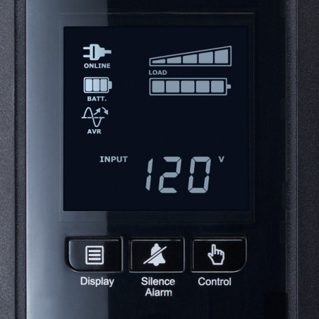 CyberPower CP1000PFCLCD sistema de alimentación ininterrumpida (UPS) Línea interactiva 1 kVA 600 W 10 salidas AC