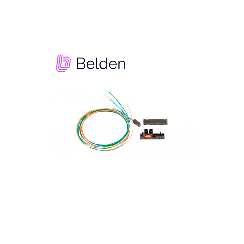 Breakout kit BELDEN AX101100 para 6 fibras con tubos de amortiguación 900 micras 36 pulgadas