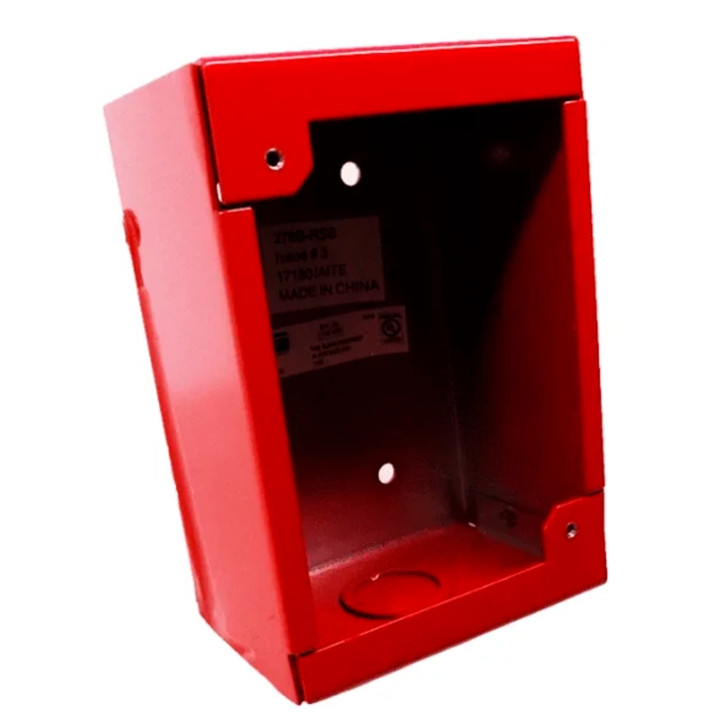 Caja posterior de montaje en superficie Caja de montaje en superficie para estaciones manuales doble acción no KIDDE K-276B-RSB