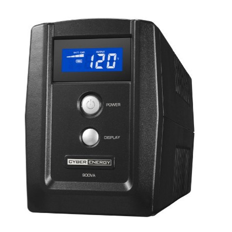 CyberPower OM900ATLCD sistema de alimentación ininterrumpida (UPS) Línea interactiva 0.9 kVA 6 salidas AC