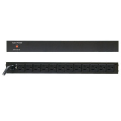 CyberPower PDU15B12R unidad de distribución de energía (PDUs) 12 salidas AC 1U Negro