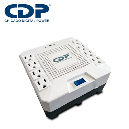 Regulador de voltaje CDP R-AVR1808 1800 VA 8 contactos