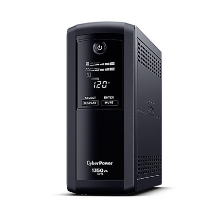 CyberPower LCD CP850AVRLCDA sistema de alimentación ininterrumpida (UPS) Línea interactiva 0.85 kVA 510 W 9 salidas AC