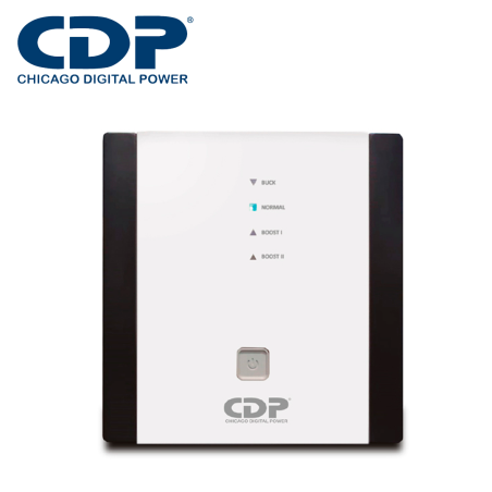 Regulador de voltaje CDP R-AVR5008 5000 VA con 8 NEMA 5-15R y 1 NEMA 5-20R