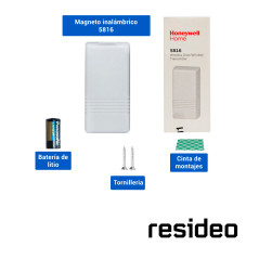 Transmisor inalámbrico para puertas/ventanas inalámbrico dos zonas alcance de una milla RESIDEO 5816