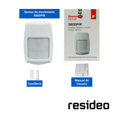 Sensor de movimiento inalámbrico inalámbrico antipet inmunidad a mascotas de menos de 36KG vista de área RESIDEO 5800PIR