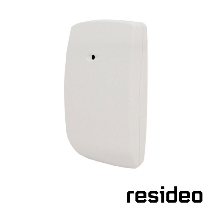 Sensor de rotura de cristal inalámbrico inalámbrico sensibilidad seleccionable montaje en pared o techo RESIDEO 5853