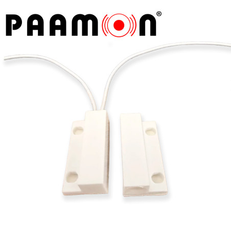 Contacto magnético cableado de superficie montaje en superficie tipo normalmente abierto uso en interior y PAAMON PM-MS13S