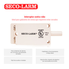 Tamper tipo émbolo normalmente cerrado tipo émbolo normalmente cerrado para gabinetes SECO-LARM SS-072Q
