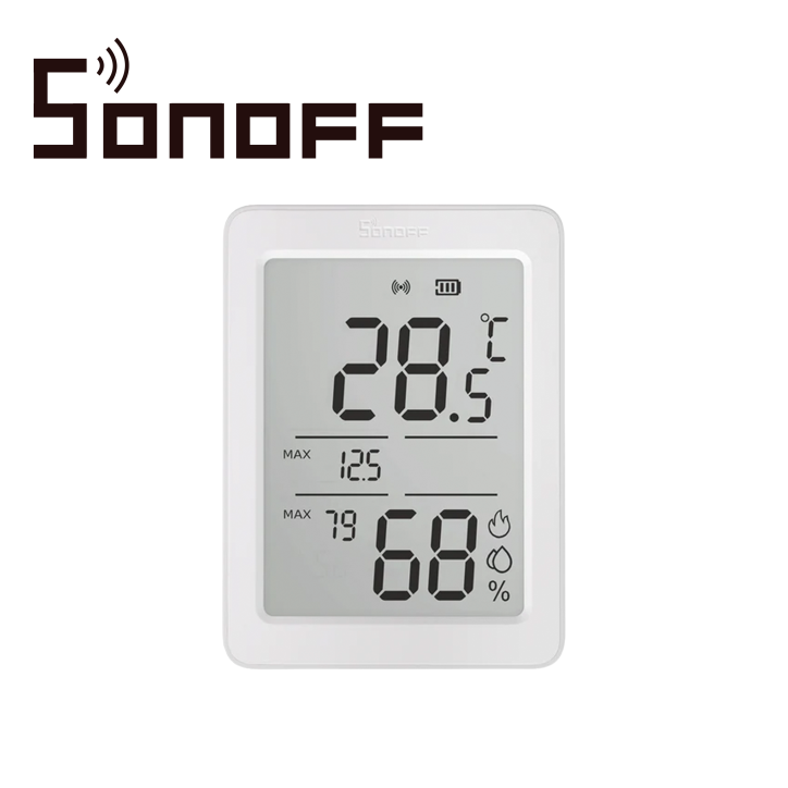 Sensor de temperatura y humedad Temperatura y humedad Zigbee 3.0 Pantalla de 3.6 pulgadas SONOFF SNZB-02DR2