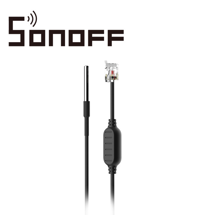 Sensor de temperatura impermeable impermeable rango de -40 a 115°C sonda de acero inoxidable SONOFF WTS01
