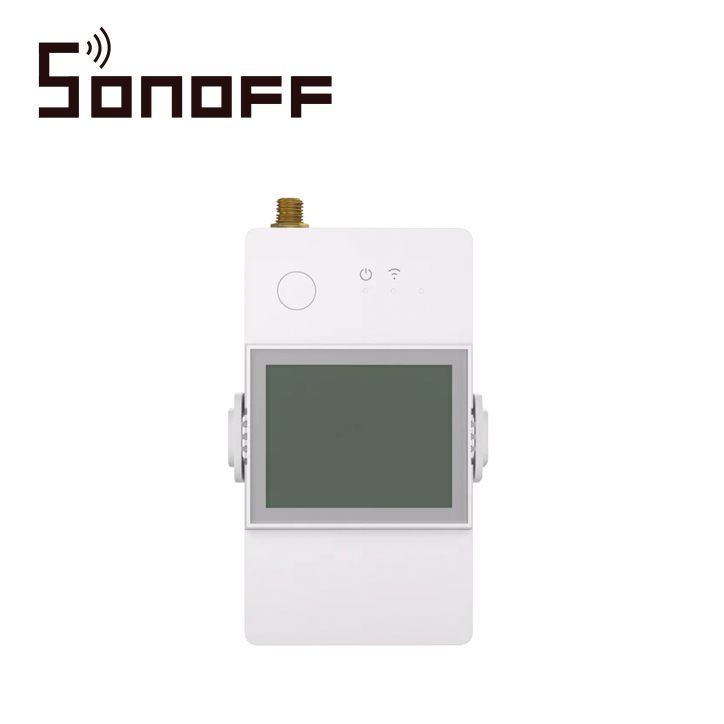 Medidor de energía con transformador de corriente CT mide hasta 100 AMP medición sin contacto con CT diseño de SONOFF POWCT