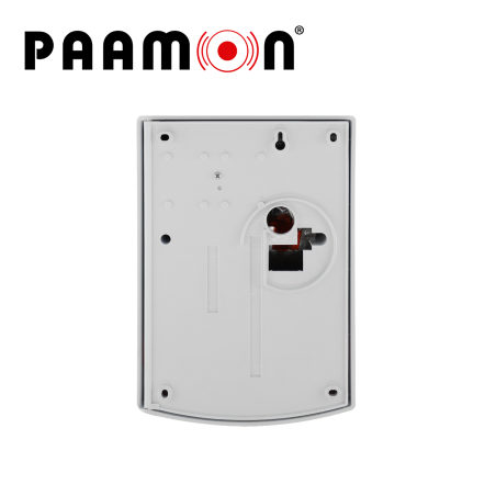 Sirena estrobo exterior estrobo rojo doble carcasa plástico y metálica batería 1.3 Ah PAAMON PM-SRE60RB