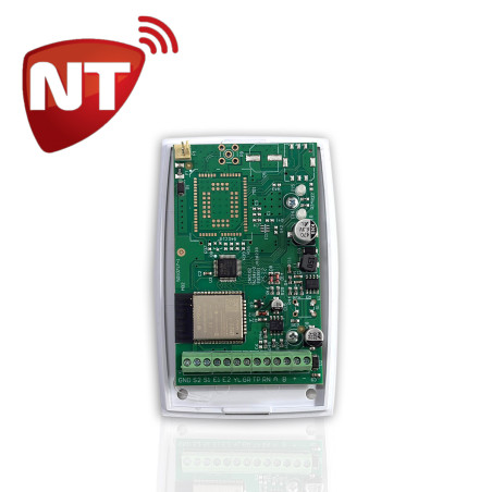 Comunicador WiFi para sistemas de alarmas WiFi 802.11 b/g/n Frecuencia 2.4 GHz Compatible con paneles DSC NETIO OPTIMUS WIFI