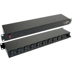 CyberPower CPS-1215RM unidad de distribución de energía (PDUs) 10 salidas AC 1U Negro