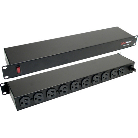 CyberPower CPS-1215RM unidad de distribución de energía (PDUs) 10 salidas AC 1U Negro