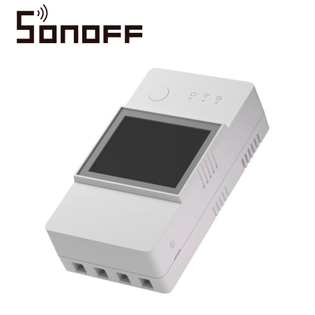 Interruptor inteligente monitoreo de temperatura y humedad display conexión WiFi 2.4GHz SONOFF THR320D