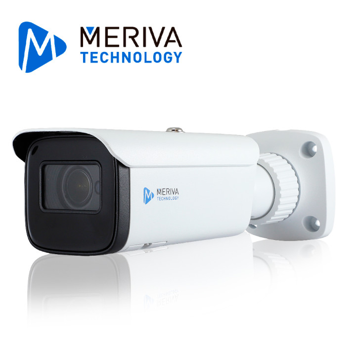 CAMARA HD BULLET MERIVA TECHNOLOGY MSC-2214 / 2MP / AHD/TVI/CVI/SD / LENTE VARIFOCAL 2.8 - 12MM / 50M IR / IP67 / METALICA / 12 
