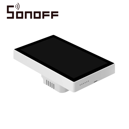 Panel de control para casa inteligente pantalla touch de 4.7 pulgadas hub Zigbee 3.0 integrado color blanco SONOFF NSPanel120PW