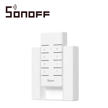 Base para control remoto montaje en pared fijación con tornillos o cinta 3M diseño compacto minimalista SONOFF RM433R2-BASE