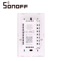 Apagador de pared táctil interruptor inteligente 1 canal 1 canal táctil Wi-Fi 2.4GHz SONOFF T6-1C-120M