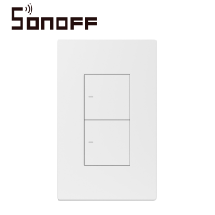 Apagador de pared touch 2 canales ON/OFF Matter SONOFF M5-2C-120W