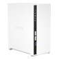 QNAP TS-233-US NAS Tower ARM Cortex-A55 2 GB 0 TB QNAP QTS Blanco 2 bahias