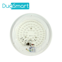 Lámpara de techo inteligente multicolor RGB multicolor RGB Wi-Fi 2.4 GHz compatible con Amazon Alexa y Google Home DUOSMART S20