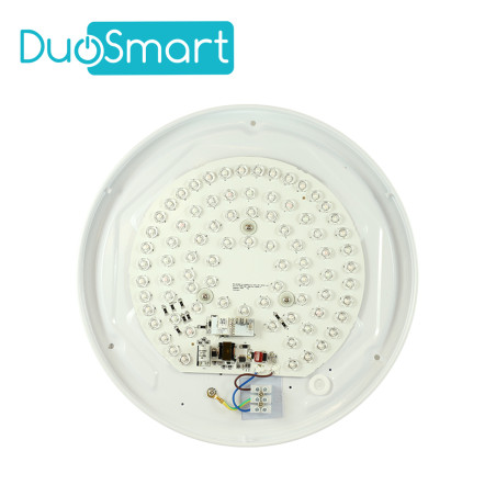 Lámpara de techo inteligente multicolor RGB multicolor RGB Wi-Fi 2.4 GHz compatible con Amazon Alexa y Google Home DUOSMART S20