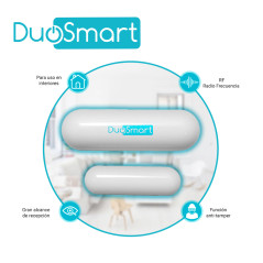 Sensor magnético RF RF 433.92 MHz uso interior tamper DUOSMART CDS1