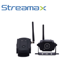 KIT WI-FI STREAMAX MCA42 / CAMARA WI-FI TRANSMISORA DE 2MP + RECEPTOR INALAMBRICO DE SEÑAL CON CONECTOR DIN DE 4 PINES / HASTA 3