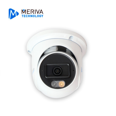 Cámara turret 2 MP 4 en 1 AHD/TVI/CVI/CVBS Luz dual MERIVA TECHNOLOGY MDL-3202A