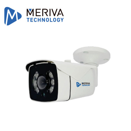 CAMARA HD BULLET PANORAMICA MERIVA TECHNOLOGY MSC-2230WA / 2MP / AHD/TVI/CVI/SD / LENTE 2.3MM / 25M IR / IP66 / METALICA / 12 VC