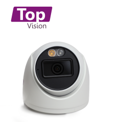 Cámara HD Turret 5 MP 4 en 1 AHD TVI CVI CVBS Iluminación dual TOPVISION POWERED BY MERIVA TDDL500A