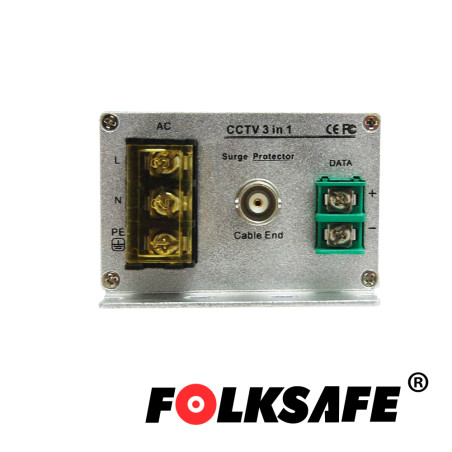 Protector contra sobretensiones para CCTV y alimentación protección de video 10KA protección de energía FOLKSAFE SP3001VPD/24