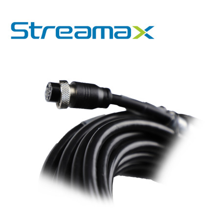 Cable de video para solución policiaca Longitud de 7 metros Conector YL16-10 Compatible con STREAMAX - MERIVA MCEXTEN-ALPR