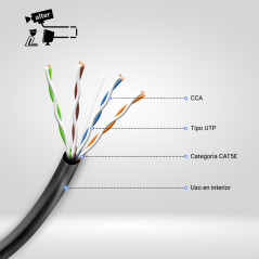 Cable UTP CAT5E CCA UTP Cat5e CCA ALTER MAXICABLE