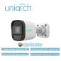 CAMARA ANALOGA BULLET COLORHUNTER UNIARCH UAC-B112-F28-W-X-H / 2MP / TVI/AHD/CVI: 1080P@30fps / LENTE-2.8MM / WDR / IR20M / INTE