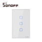 SONOFF T2US3C-R2 APAGADOR PARED SMART WIFI 3CH ALEXA/GOOGLE HOME