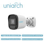 CAMARA ANALOGA BULLET UNIARCH UAC-B112-F28-X-H / 2MP / TVI/AHD/CVI: 1080P@30fps / LENTE-2.8MM / DWDR / IR20M / OSD-MENU / 3DNR /