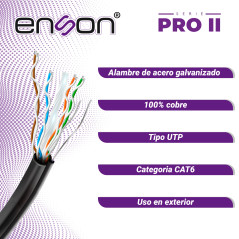 Cable UTP aéreo Categoría 6 Categoría 6 UTP Aéreo ENSON 43164B305