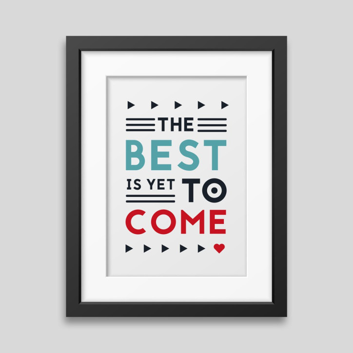 Póster enmarcado impreso en papel mate superficie smooth con passe-partout Graphic Corner demo_6