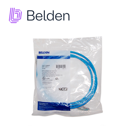 Patch cord traceable UTP Cat6A Categoría 6A UTP 2.1 metros BELDEN CAT1106007