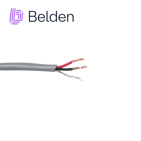 Cable de seguridad y sonido Riser-CMR Riser-CMR 2 conductores 22 AWG BELDEN 5500FE 0081000