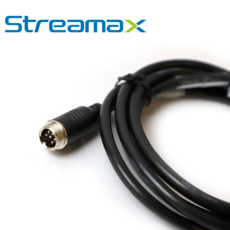 Cable convertidor DIN de aviación 6 pines 6 pines 0.18 metros conector AHSL6-A STREAMAX - MERIVA M6PIN DJ-TRANSFER