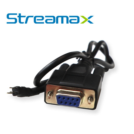 CABLE DEBUG SERIAL MERIVA STREAMAX MDSL / CONECTOR DE 4PIN + DB9 HEMBRA / 50CM / COMPATIBLE CON DVRs MOVILES DE SERIA A8PRO