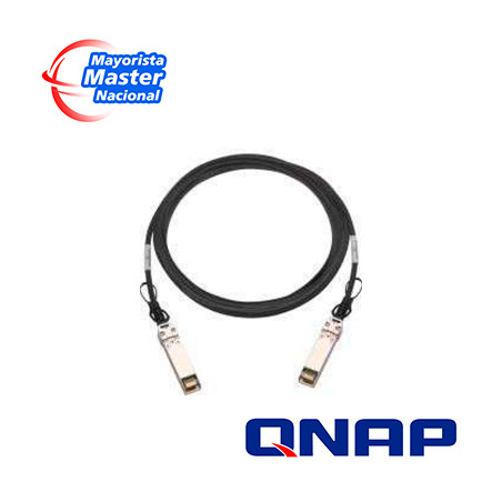 CABLE DIRECT ATTACH TWINAXIAL QNAP CAB-DAC15M-Q28 / QSFP28 100GBE / LONGITUD 1.5M / COMPATIBLE CON NAS Y TARJETAS DE RED 100GBE