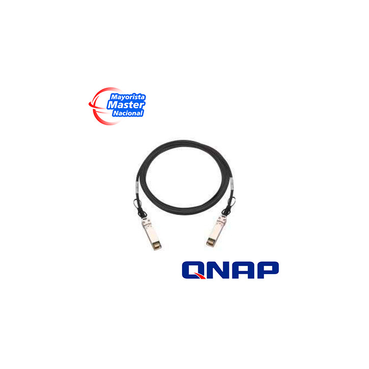Cable DAC Twinaxial QSFP28 100GbE 100GbE QSFP28 1.5m QNAP CAB-DAC15M-Q28