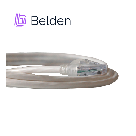 Patch cord UTP categoría 6A UTP categoría 6A 7 pies 2.1 metros CMR BELDEN CA21109007